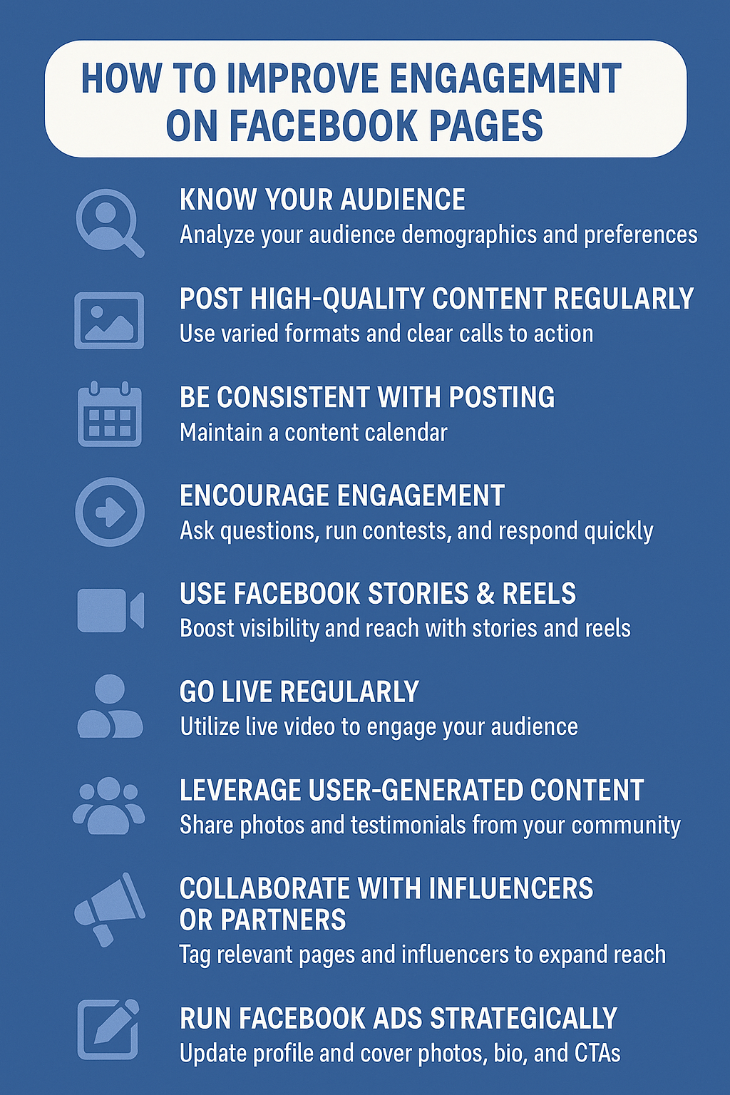How to Improve Engagement on Facebook Pages